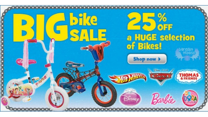 Toys R Us Canada Big Bike Sale: 25% Off a Huge Collection of Bikes