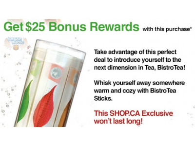 Shop.ca: $25 Bonus Rewards w/ "Best of BistroTea" Gift Collection Purchase