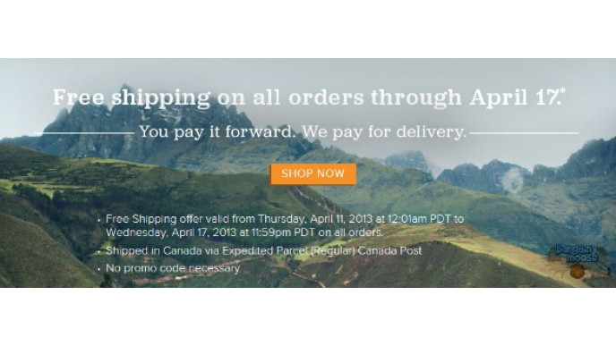 Toms Canada: Free Shipping on All Orders