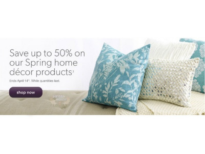 Chapters Canada Spring Sale: Up to 50% Off House & Home