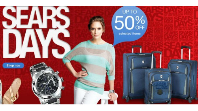 Sears Canada: Up to 55% Off Luggage
