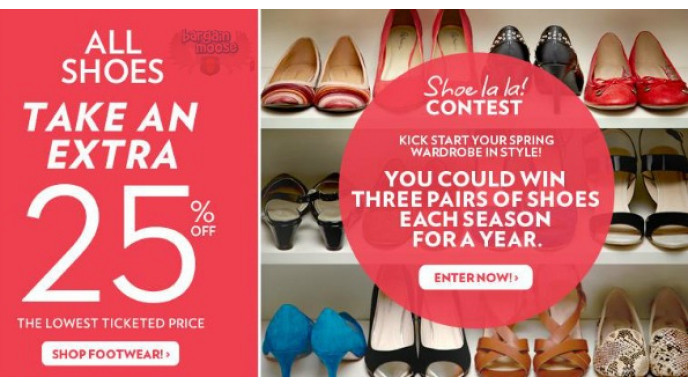 Reitmans Canada: Additional 25% Off All Shoes
