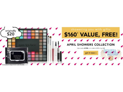 E.L.F.: Free April Showers Collection WUS $25