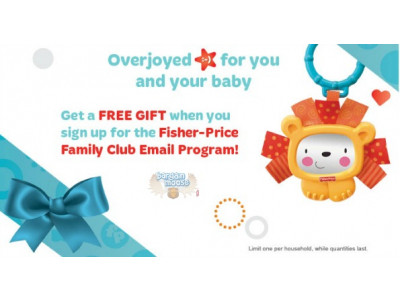 Canadian Freebie: Free Gift w/Fisher Price Family Club Sign Up