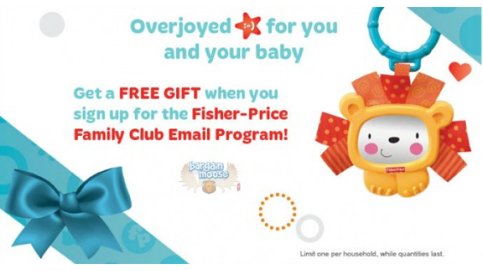 Canadian Freebie: Free Gift w/Fisher Price Family Club Sign Up