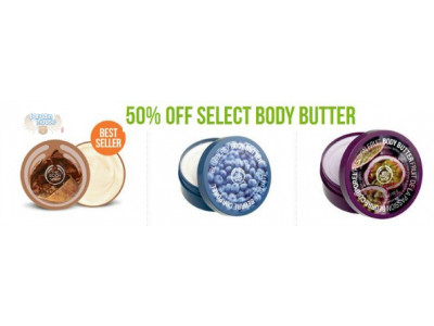 The Body Shop Canada: 50% Off Body Butter