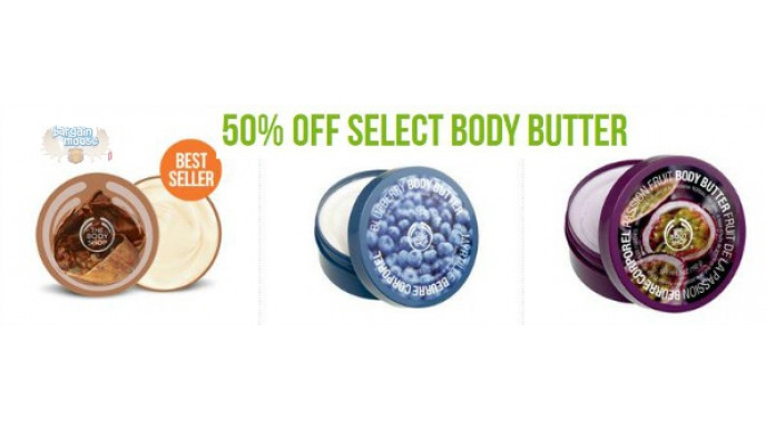 The Body Shop Canada: 50% Off Body Butter