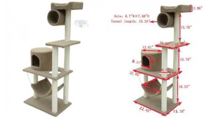 eBay Canada: 55" Cat Scratch Condo Tree For $79 + Free Shipping