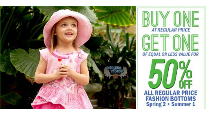 Naartjie Kids Canada: B1G1 50% Off Regular Priced Bottoms