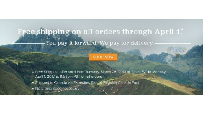 Toms Canada: Limited Time Free Shipping