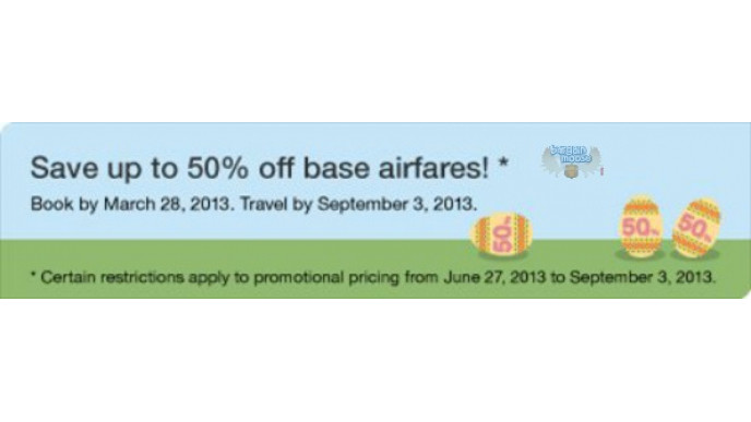 Porter Airlines: 50% Off Base Airfares