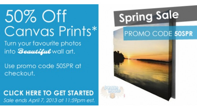 Canvas Stock Canada Coupon: 50% Off Canvas Prints