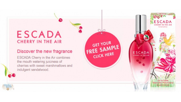 Canadian Freebie: Escada Cherry in the Air Perfume Sample