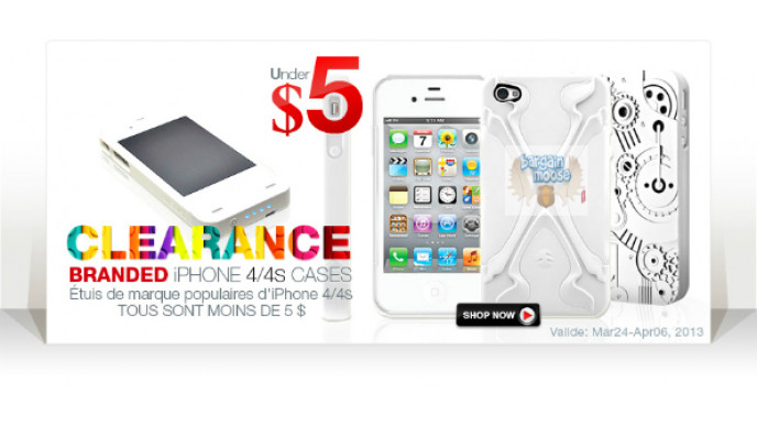 123InkCartridges: Brand name iPhone 4/4s Cases for Under $5!