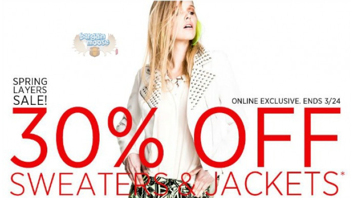 Forever 21 Canada: 30% off Sweaters & Jackets