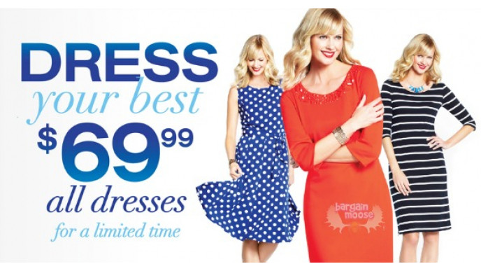 Cleo Canada: All Dresses Only $69.99 & 50% Off Jewellery