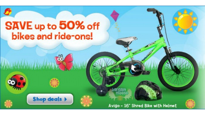 Toys R Us Canada: Up to 50% Off Bikes, Ride-ons & Scooters