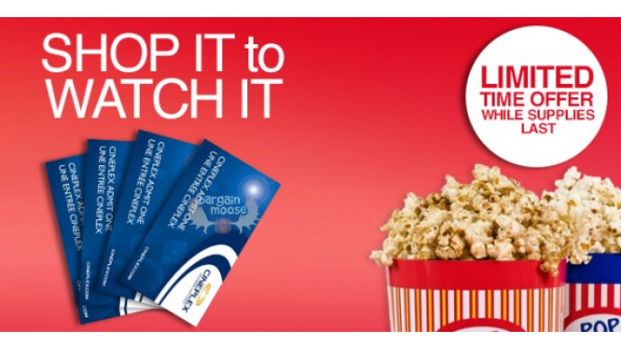Shop.ca: 4 Free Movie Tickets When You Spend $200