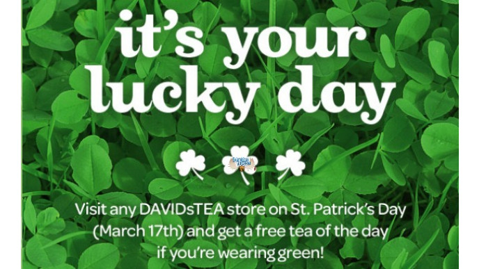 Canadian Freebie: Free Tea Of The Day @ David's Tea Canada (Today Only)