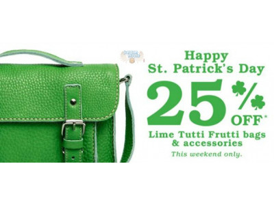Roots Canada: 25% Off Lime Green Bags