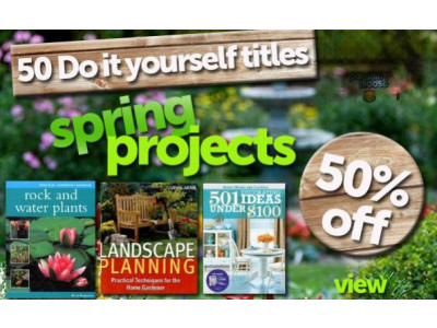 BookCloseouts Canada: 50/50 Selection DIY Spring Project Books