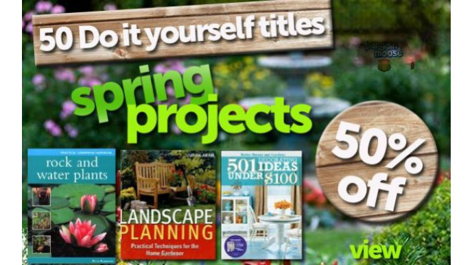 BookCloseouts Canada: 50/50 Selection DIY Spring Project Books