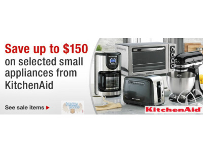 Canadian Tire: Save Up to $150 on KitchenAid Appliances