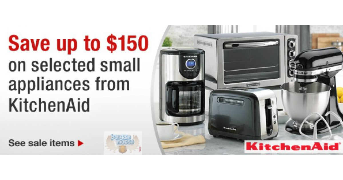 Canadian Tire Save Up to 150 on KitchenAid Appliances