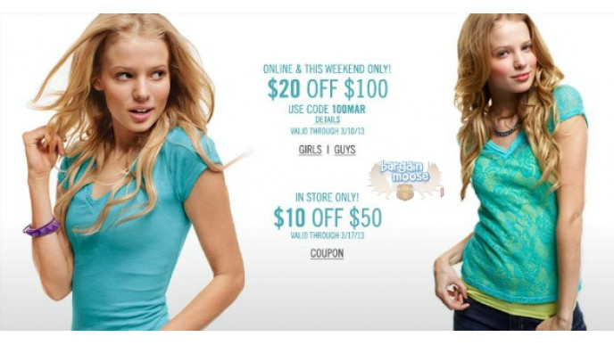 Aeropostale Canada Promo Code: Save $20 & Free Shipping On $100+