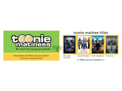 Empire Theatres Canada: March Break Toonie Madness