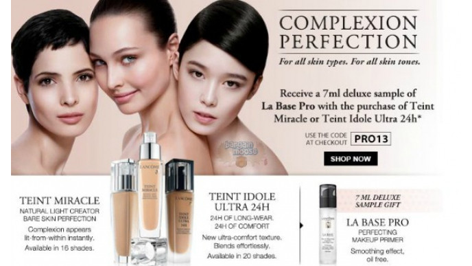 Lancome Canada Promo Code: Free Gift w/ Purchase