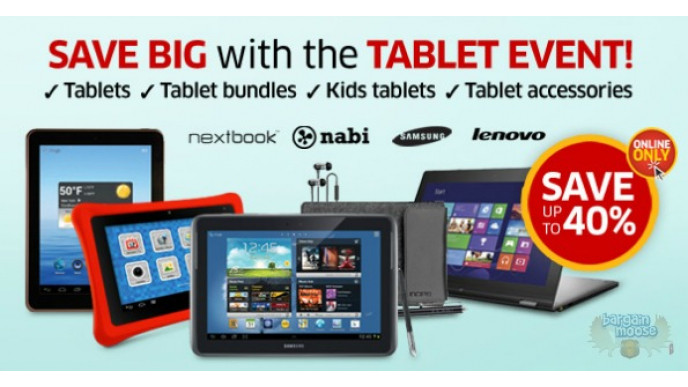 The Source Canada: Up To 40% Off Tablet Event