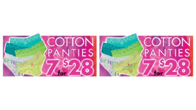 La Senza Canada: 7/$28 Panties (Reg. $7.50 - $8.50 Each)