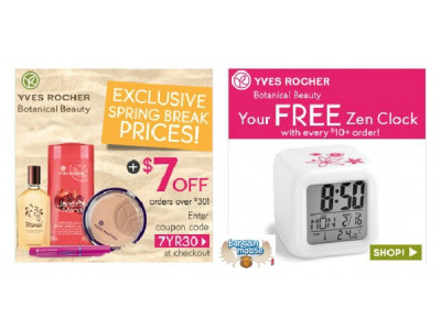 Yves Rocher Canada Promo Code: Save $7 on $30 & Free Gift