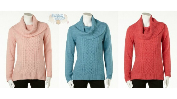 Cleo Canada: Baby Cable Cowl Neck Sweater Was $64 | Now $10