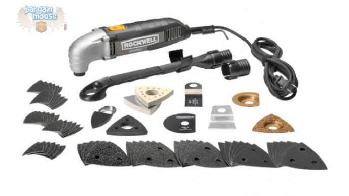 Amazon Canada: Half Off a 72-Piece Rockwell Deluxe SoniCrafter Multi-Powertool