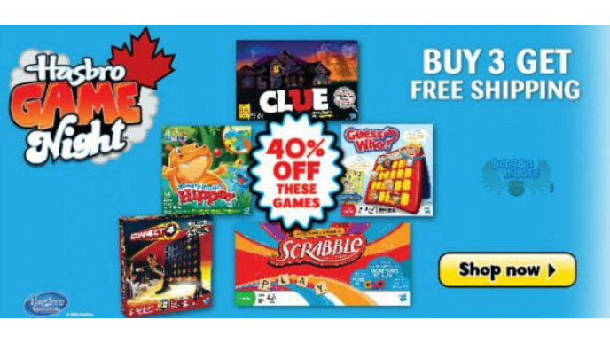 Toys R Us Canada: 40% Off Select Hasbro Games