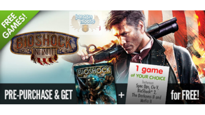 GreenManGaming: Pre-Order BioShock Infinite & Get BioShock + Another Game For FREE! (PC)