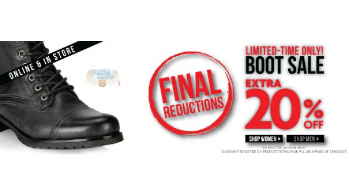 Browns Canada: Extra 20% Off Final Reduction Boots