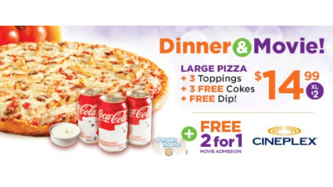 Pizza Pizza Canada: Dinner & A Movie Only $14.99