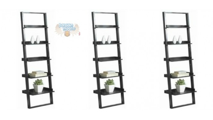 Walmart Canada 5 Tier Leaning Bookcase Was 68 Now 48