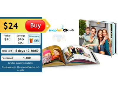 Dealfind Canada: $24 For 2 Custom Cover Photo Books