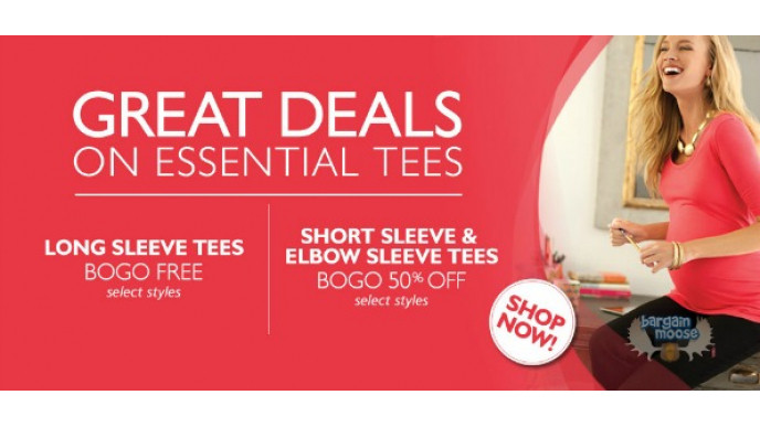 Motherhood Maternity Canada: BOGO Deals on Long & Short Sleeved Tops