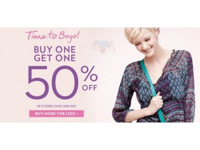 Reitmans Canada: Entire Store B1G1 50% Off & Free Shipping Offer