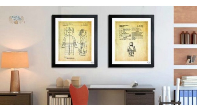 Homesav Canada: 55% Off Quirky Blue Print Art