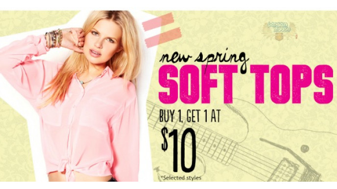 Garage Canada: New Spring Soft Tops – B1G1 For $10 + Free Shipping