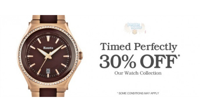 Roots Canada: 30% Off Watches