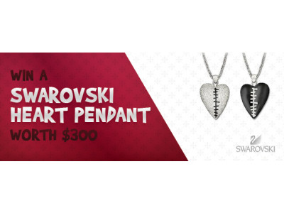Bargainmoose & Swarovski Contest: Win a Heart Pendant ($300 Value)! 
