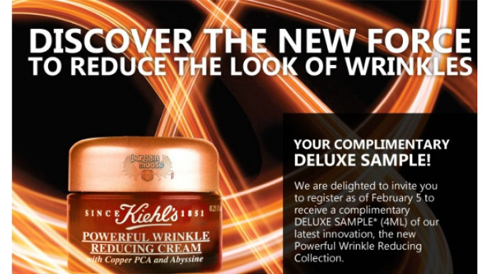 Kiehls Canada: Free Deluxe Sample Of Wrinkle Reducing Cream With Registration