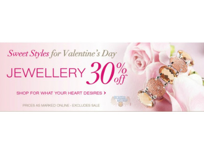 Cleo Canada: Sweet Styles For Valentine’s Day – 30% Off Jewellery